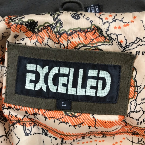 Excelled The Lost Squadron Men’s Vintage Leather Battle Coat Bomber War Jacket L - Picture 7 of 15